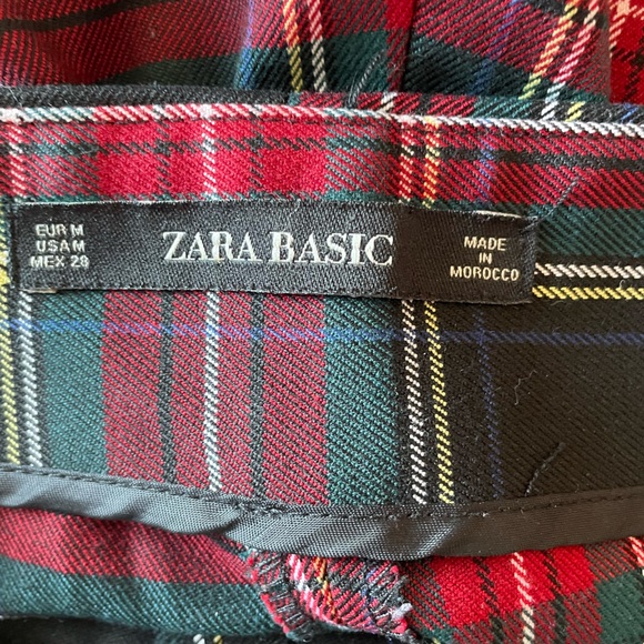 Zara Red and Black Plaid Pants - Picture 9 of 9